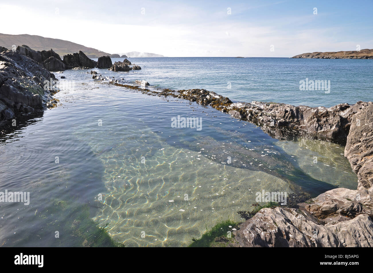 Ireland Bay Rocks Irish atlantic rocks hi-res stock photography and images - Alamy
