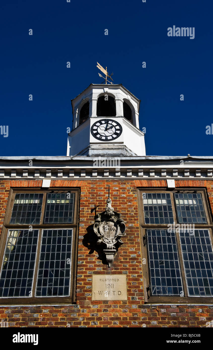 Clock tower on the roof old Amersham Market Hall Amersham