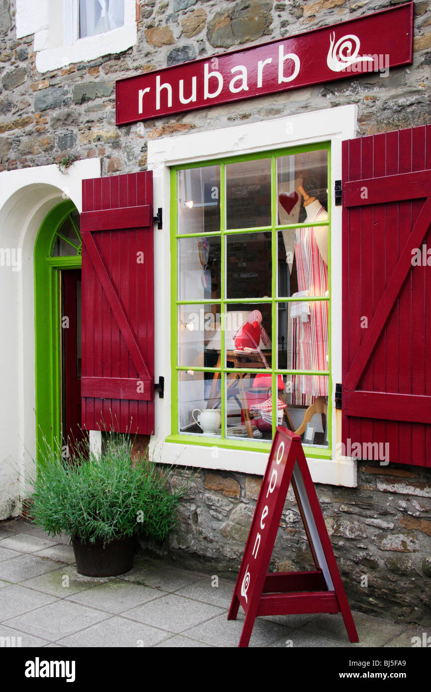 Gift and craft shop in Kirkcudbright, Dumfries and Galloway, Scotland Stock Photo