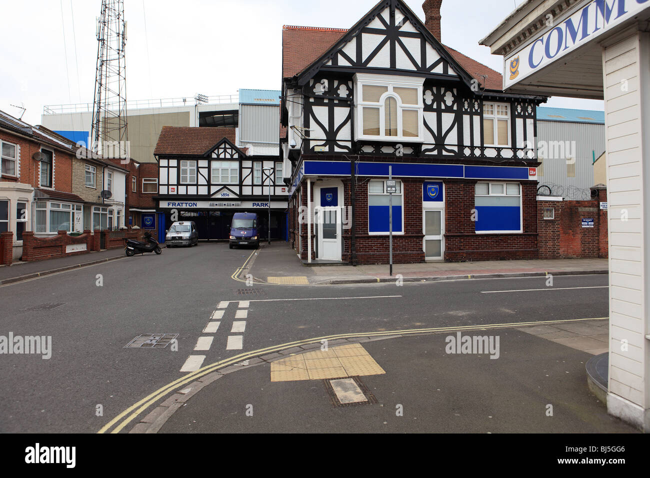 fratton park the home ground of portsmouth football club nicknamed pompey the most successful southern club outside london stock photo alamy