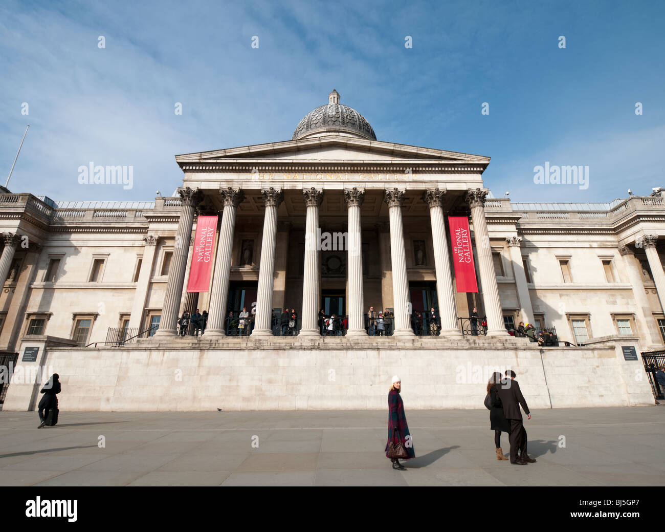National Gallery Front Stock Photo