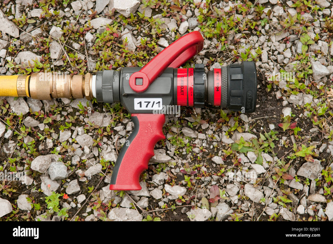 Nozzle fire hose reel hi-res stock photography and images - Alamy