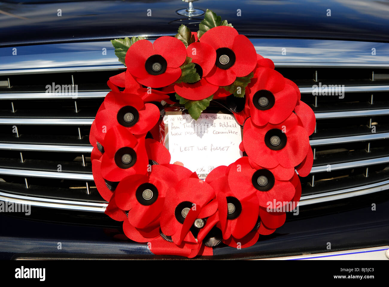 Funeral British Soldier . Stock Photo