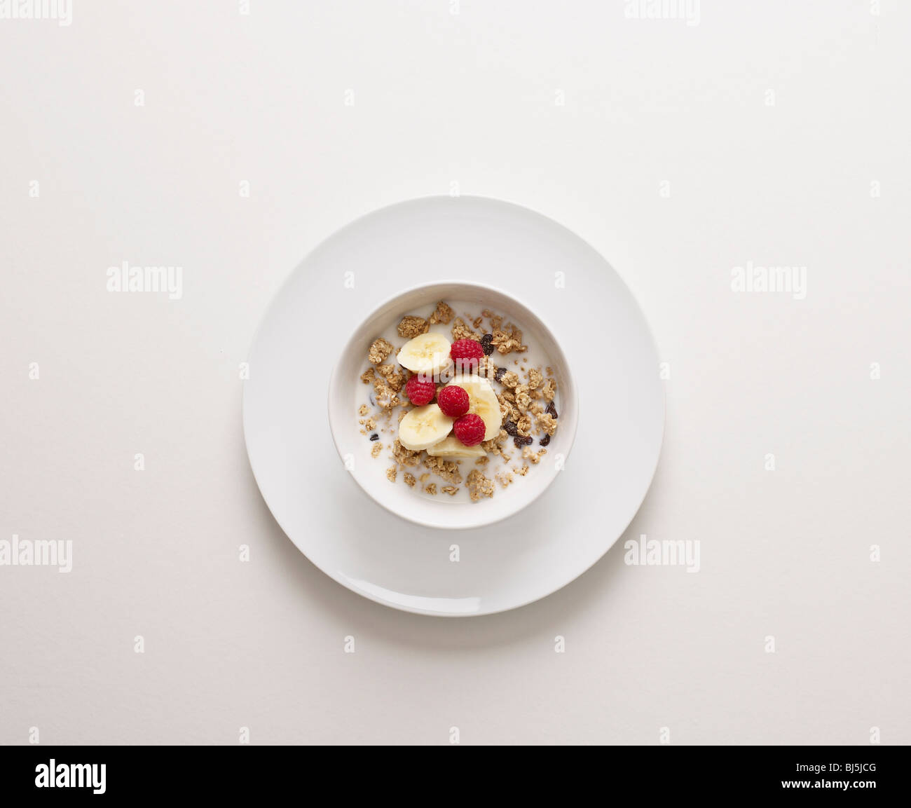 A bowl of cereal Stock Photo