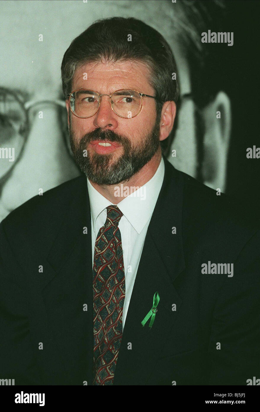 GERRY ADAMS PRESIDENT OF SINN FEIN 27 October 1996 Stock Photo