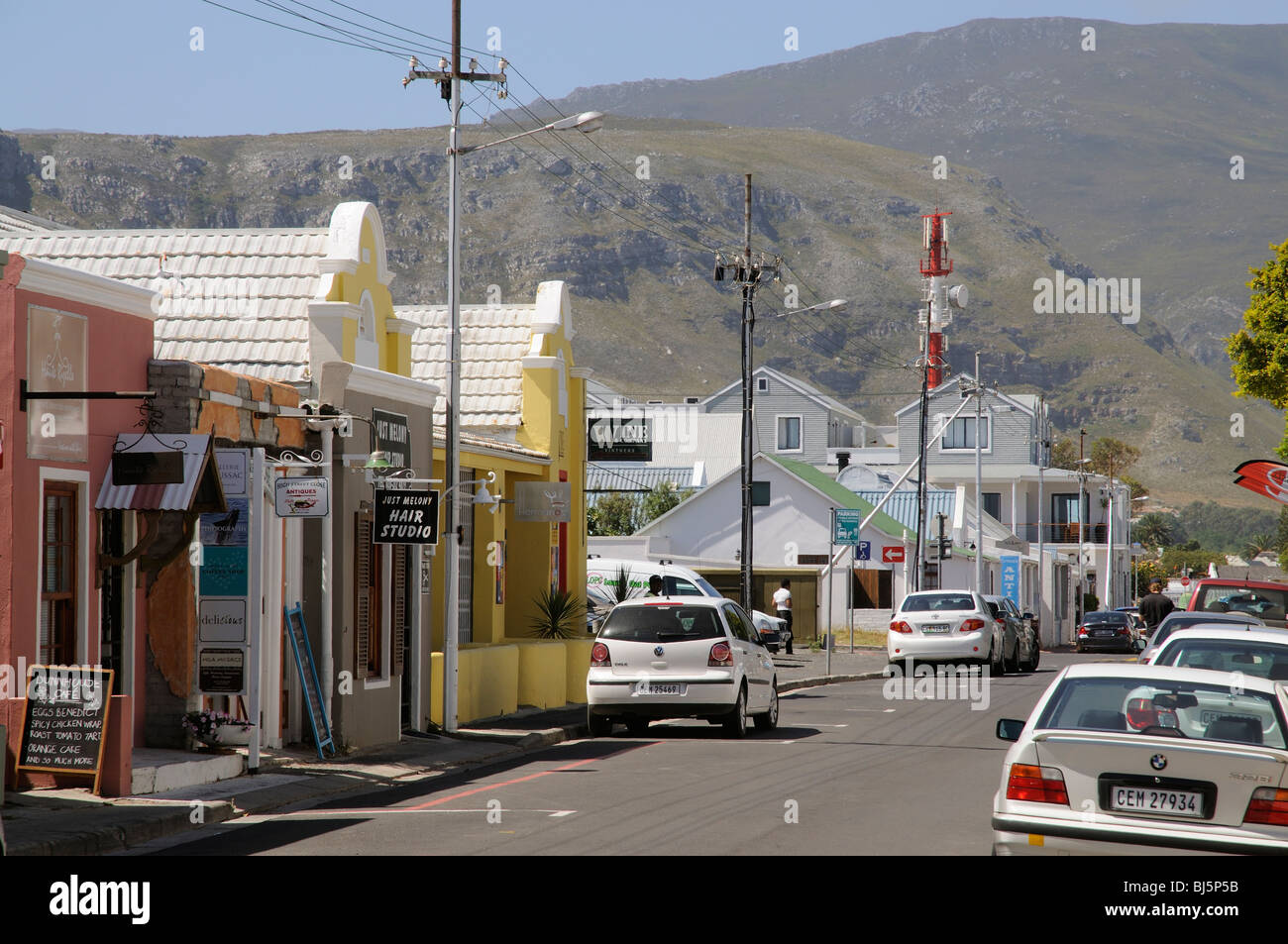 Hermanus town centre a holiday resort in the Overstrand region of the