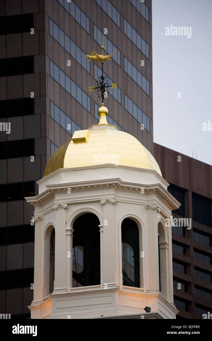 A famous Boston Landmark the gilded weathervane on