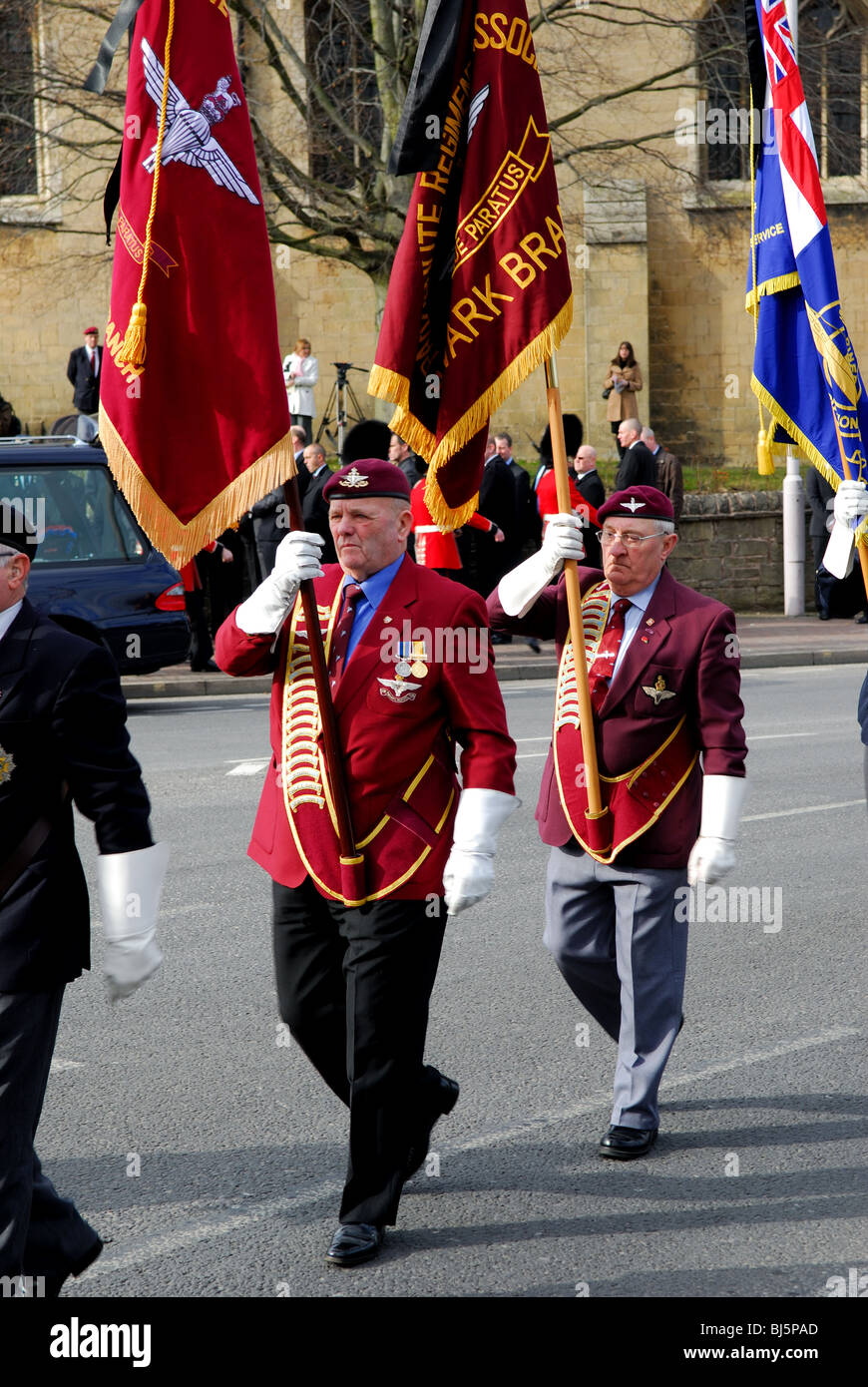Funeral British Soldier Stock Photo Alamy