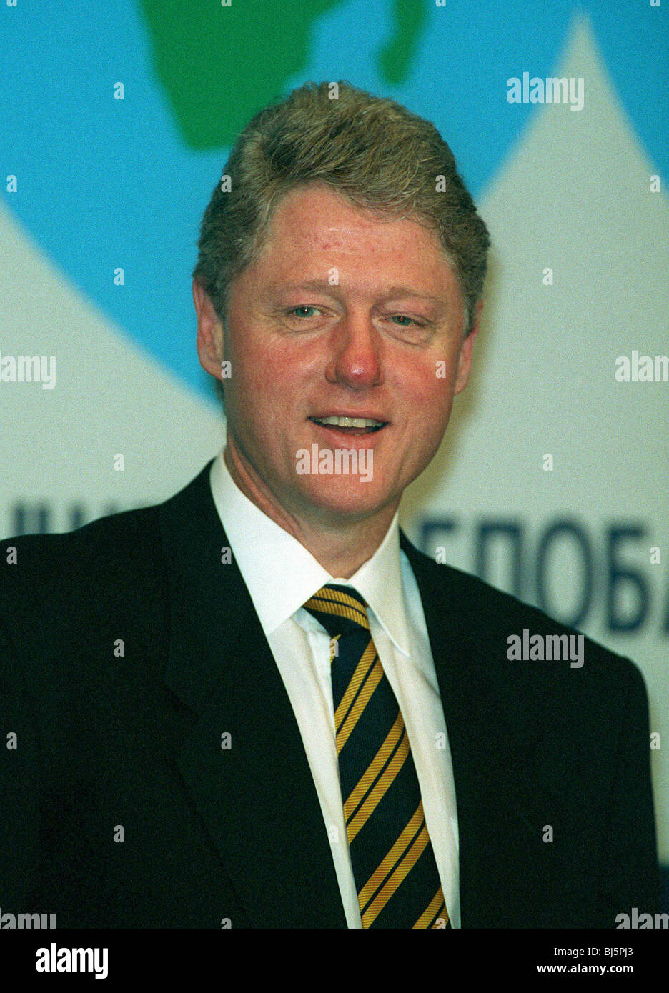 BILL CLINTON PRESIDENT OF THE U.S.A. 02 March 1995 Stock Photo - Alamy