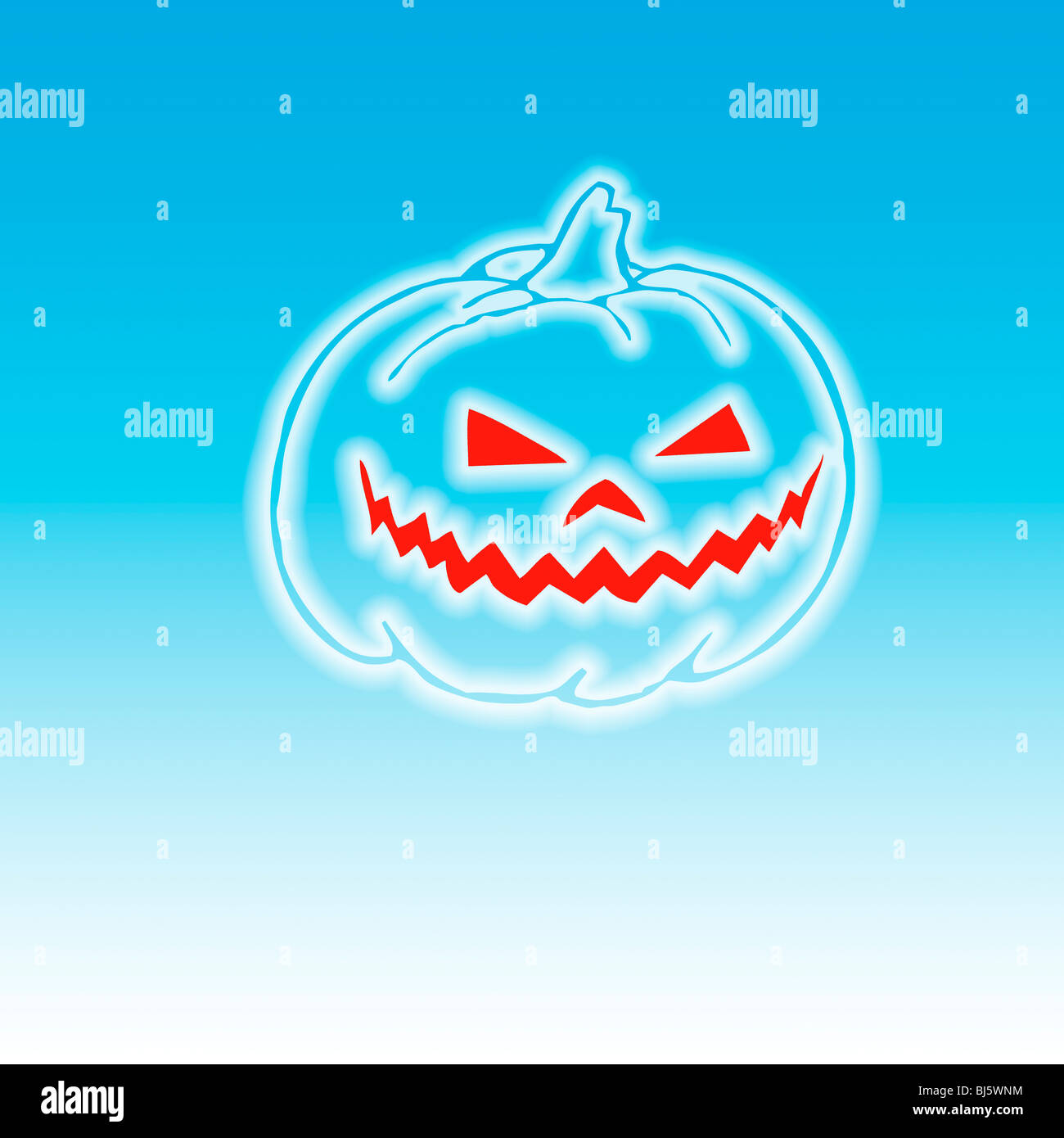 Illustration of a Halloween Carved Pumpkin Stock Photo - Alamy