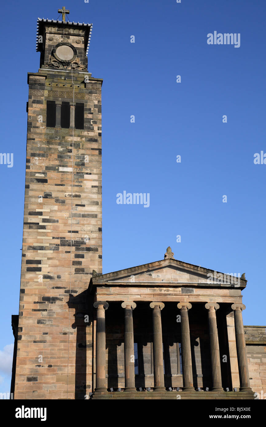 The Victorian Alexander 'Greek' Thomson designed church, Glasgow, Scotland, UK Stock Photo