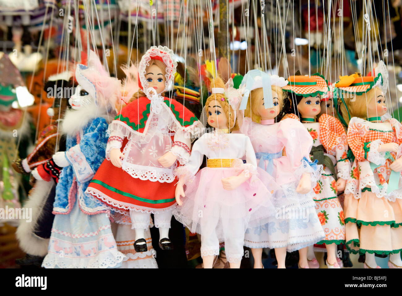 Marionettes for sale in Prague, Czech Republic Stock Photo - Alamy