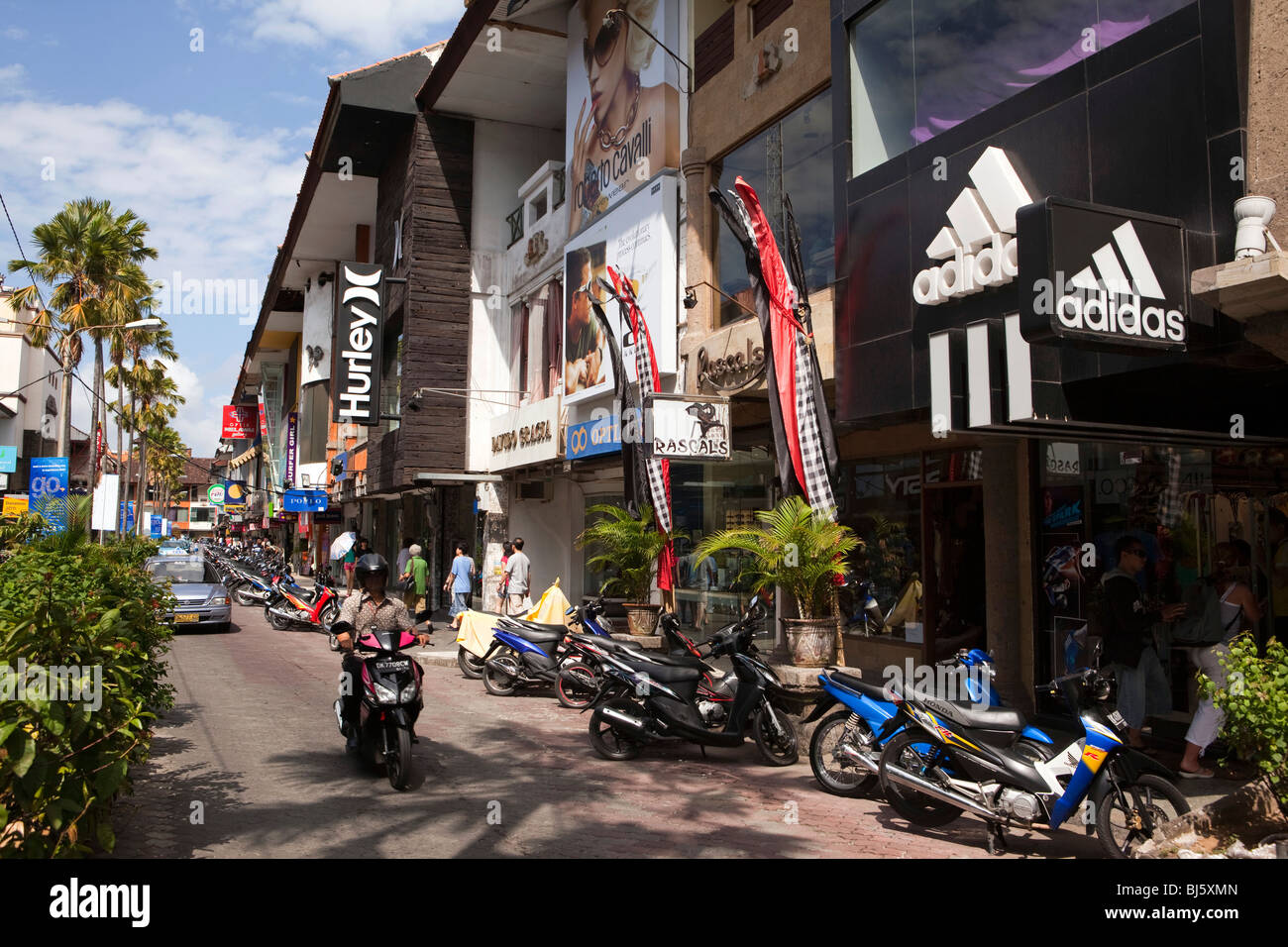 Indonesia, Bali, Kuta Square shopping complex, Adidas shop Stock Photo