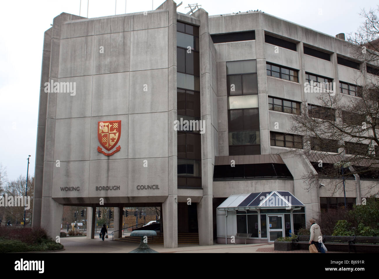 Woking Borough Council offices Stock Photo Alamy