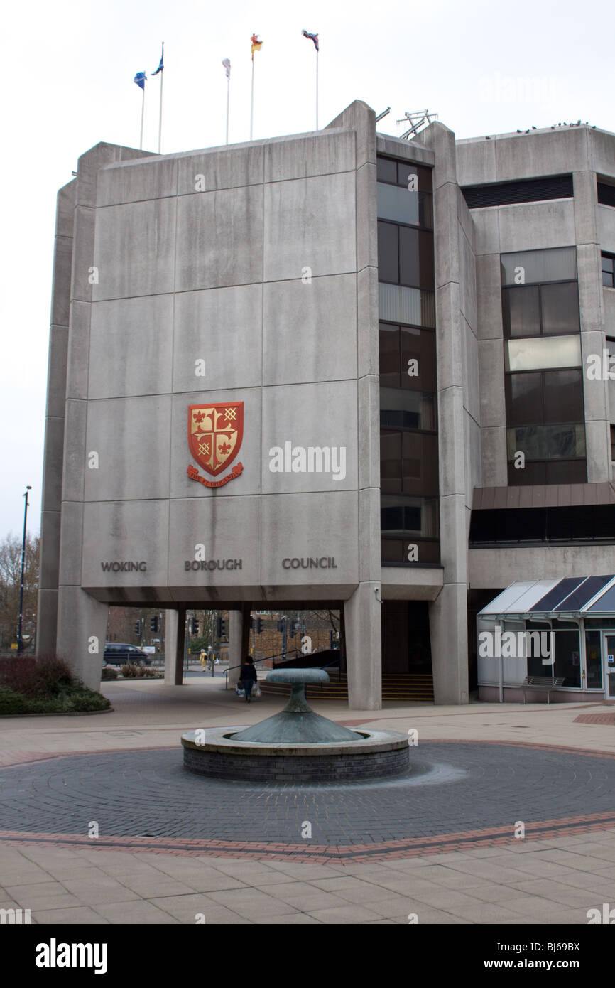 Woking Borough Council offices Stock Photo Alamy