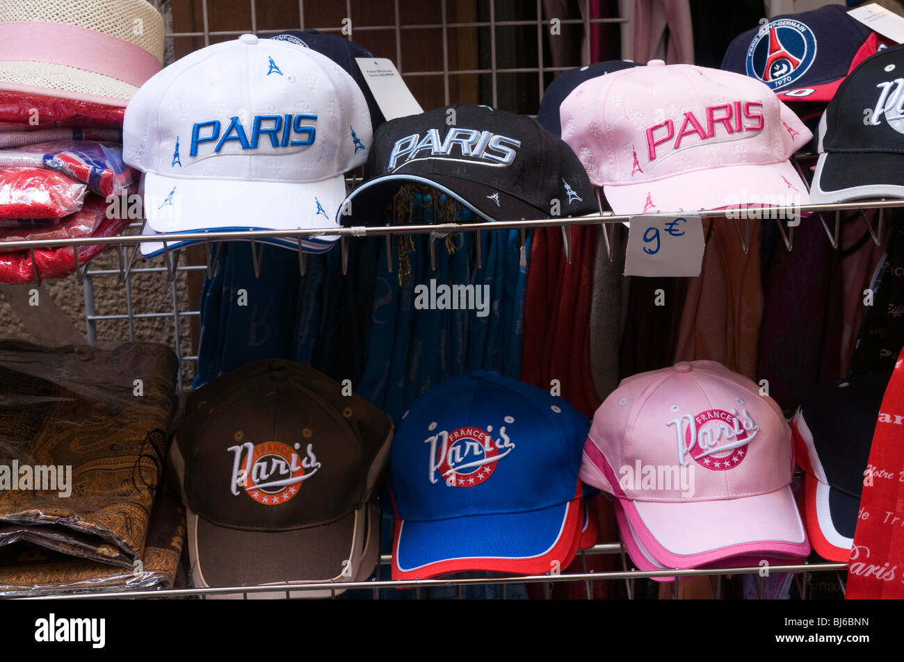 Hats, Quartier Latin, Paris, France. Stock Photo