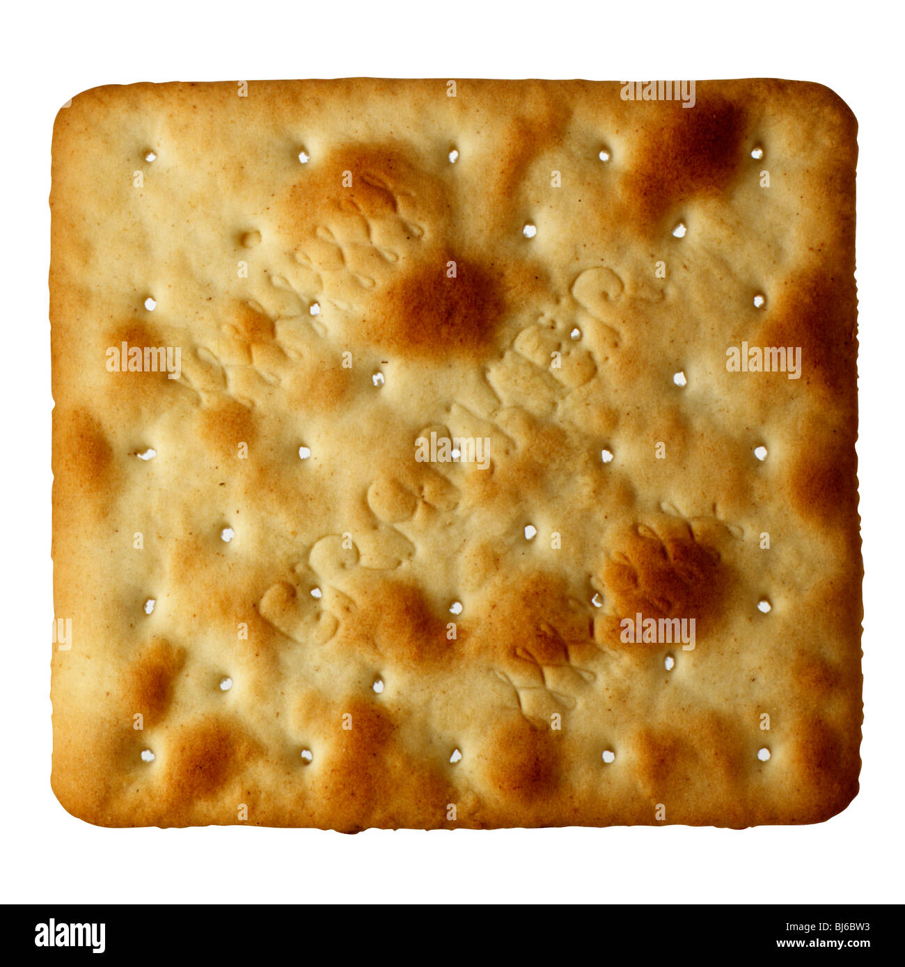Cream cracker Stock Photo