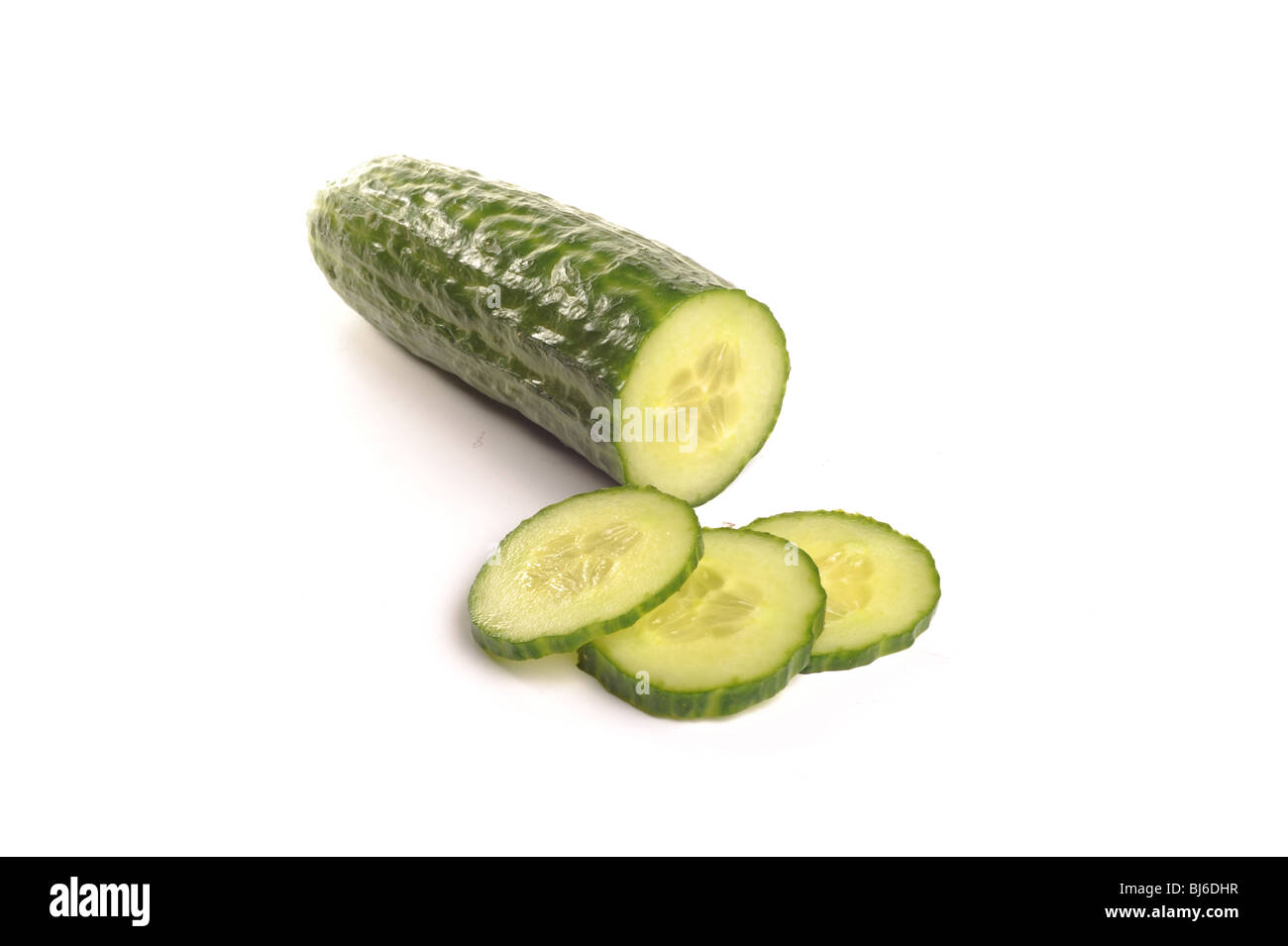 Cucumber Studio Isolated Stock Photo Alamy