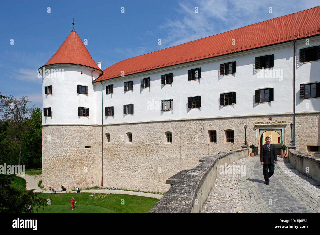 Mokrice Castle,Renaissance chateau,Slovenia Stock Photo