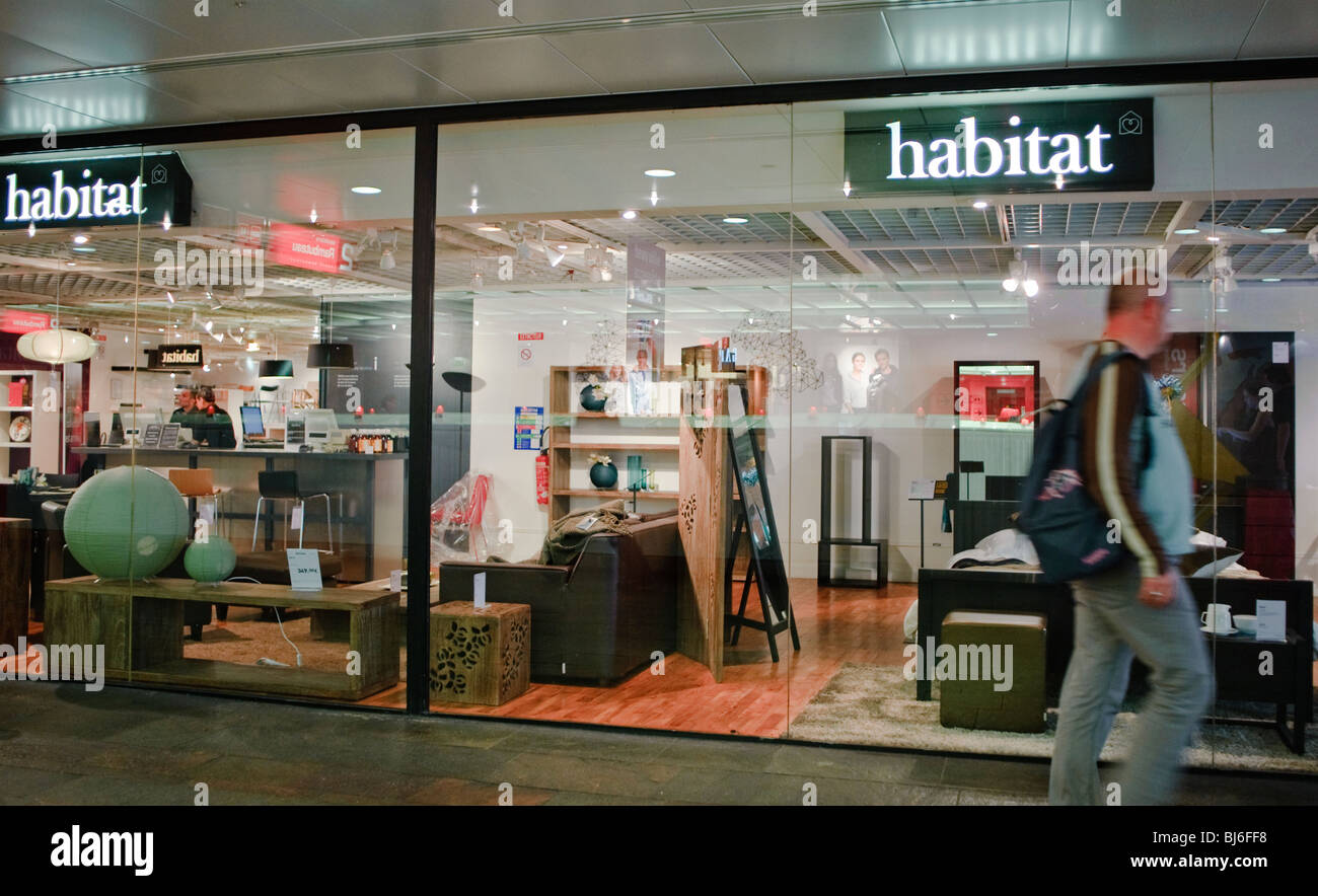 Paris, France, Store Front at Les Halles Paris, "Le Forum des Halles"  Shopping Center, inside, Habitat House, furniture shop interior Stock Photo  - Alamy