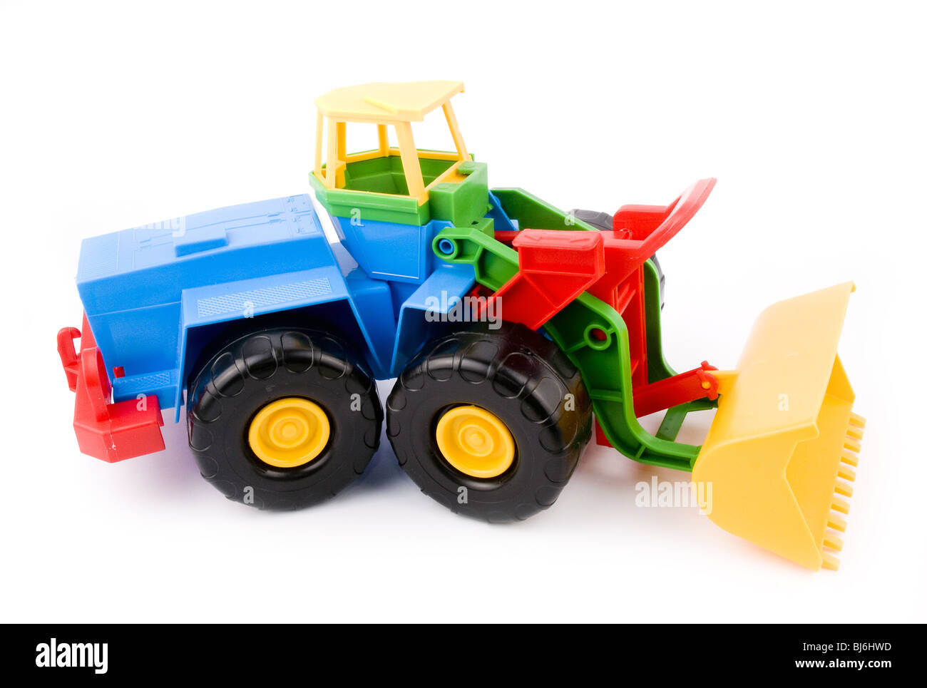 Colorful kid toy on white background Stock Photo