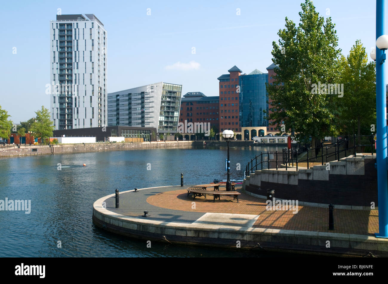 The Millennium Tower apartments and the Anchorage Quay buildings at