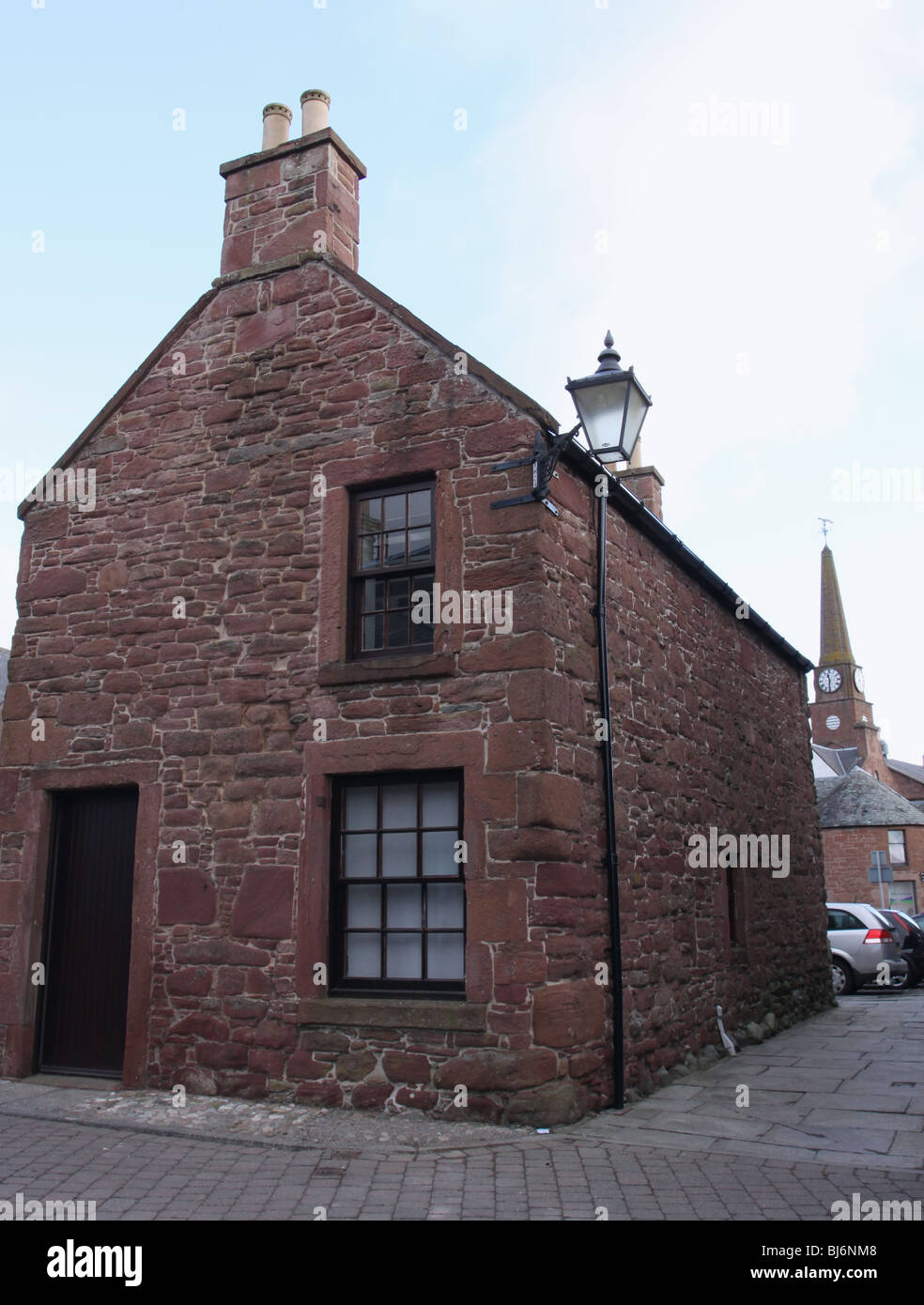 exterior of house Kirriemuir Angus Scotland March 2010 Stock Photo Alamy