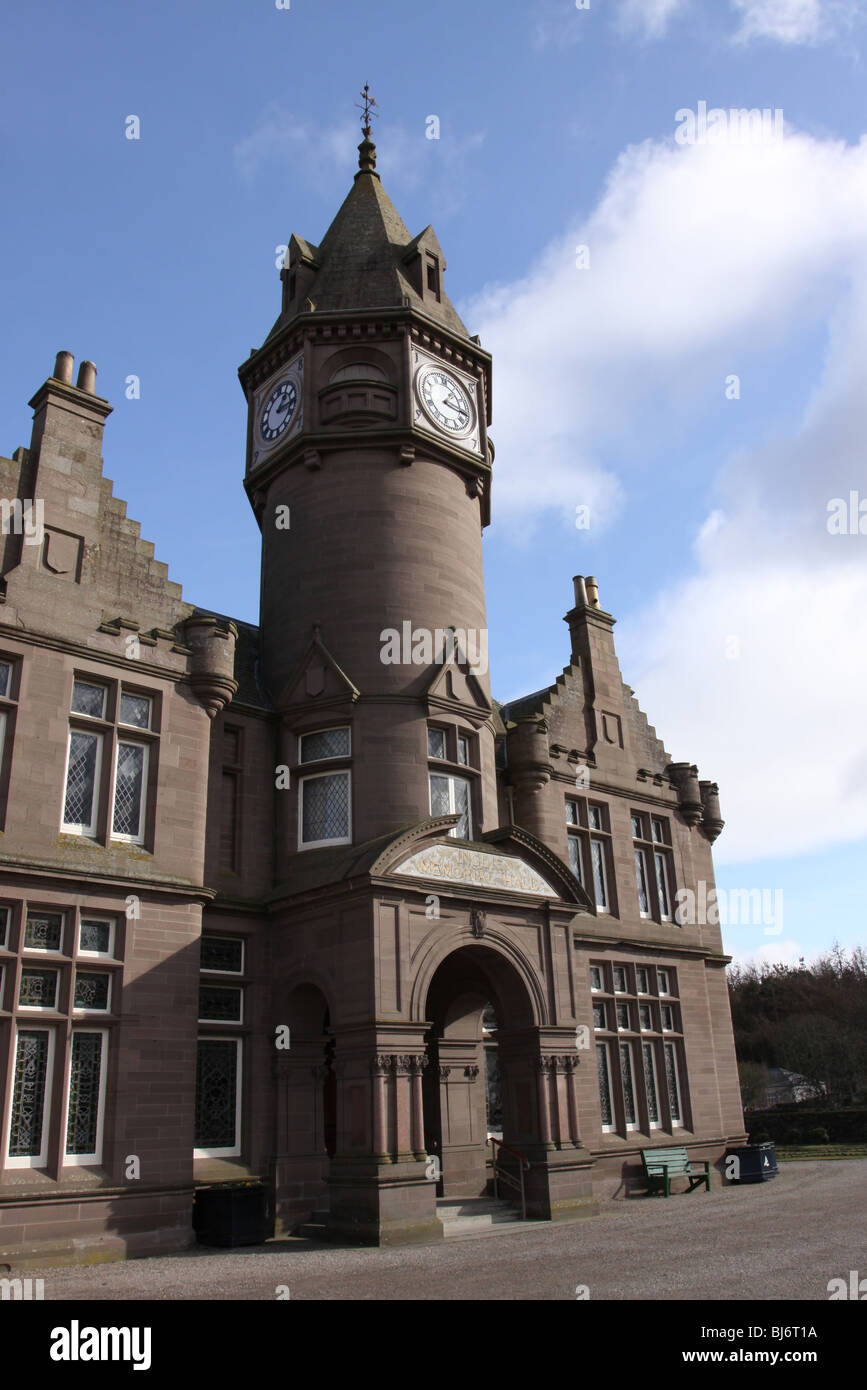 exterior of Inglis Memorial Hall Edzell Angus Scotland March 2010 Stock