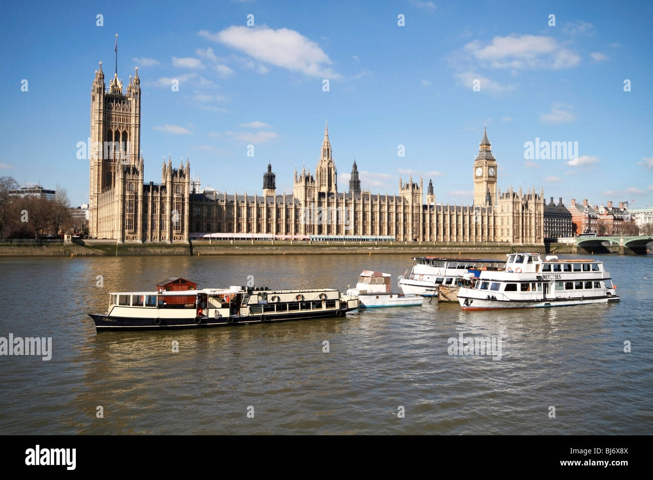 The Houses of Parliament, Westminster Stock Photo