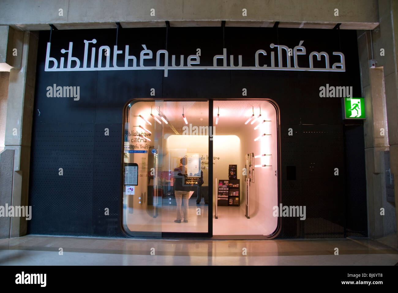 Bibliotheque du Cinema storefronts in the Forum des Halles in Paris, France  Stock Photo - Alamy