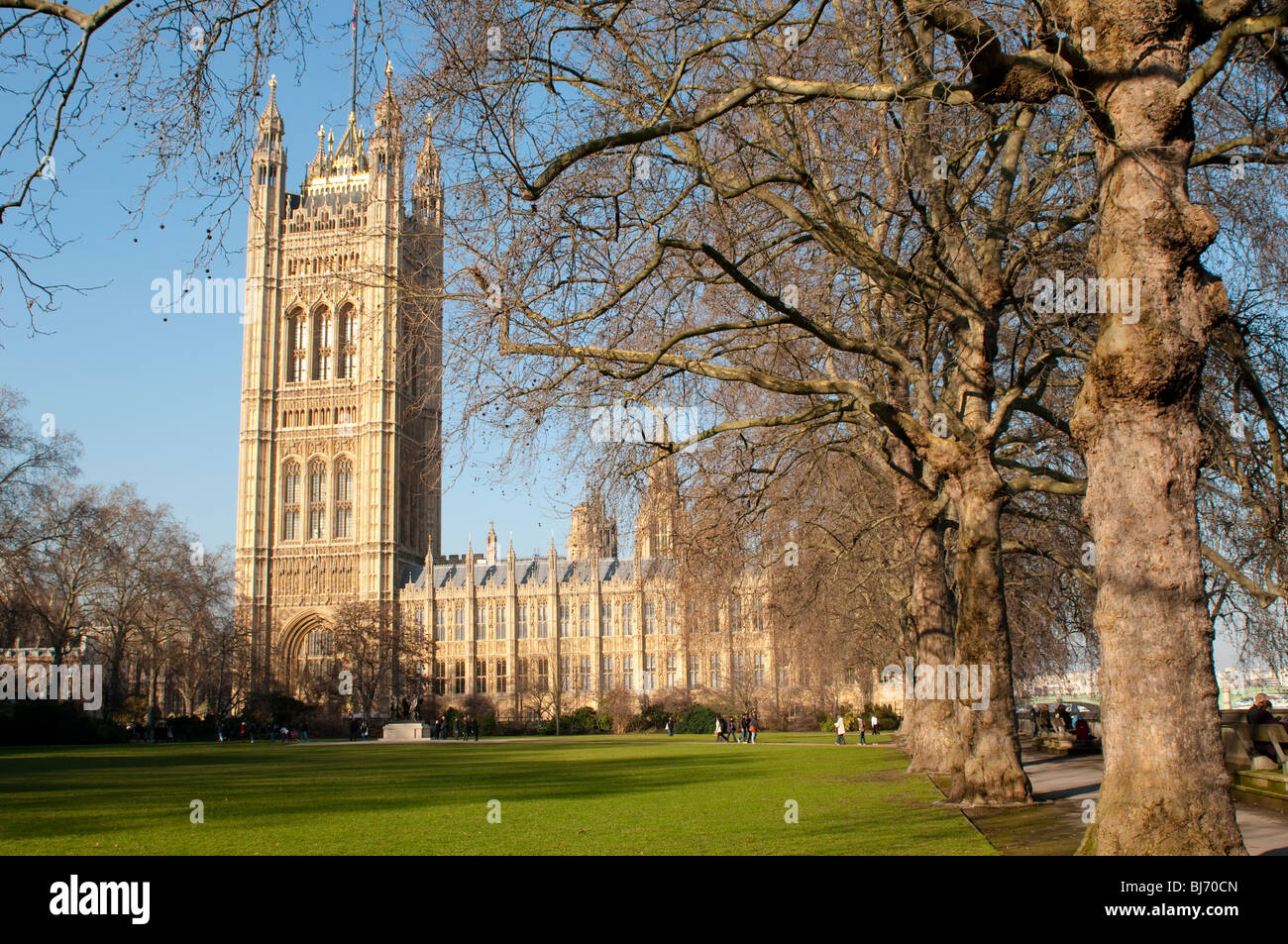 Houses of Parliament, Westminster, London, UK Stock Photo