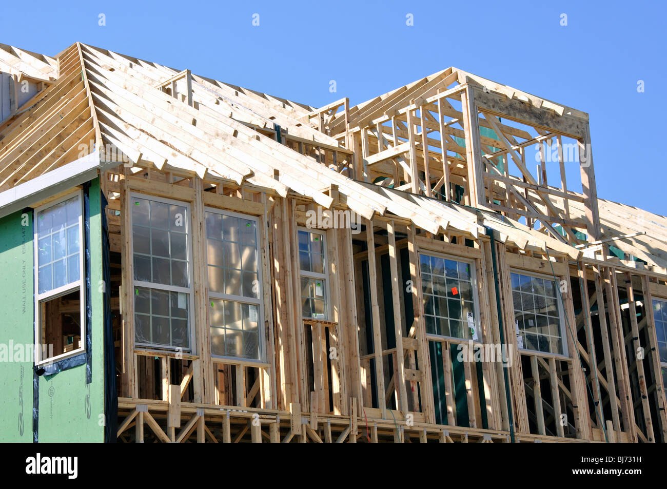 Residential housing construction, Plano, Texas, USA Stock Photo Alamy