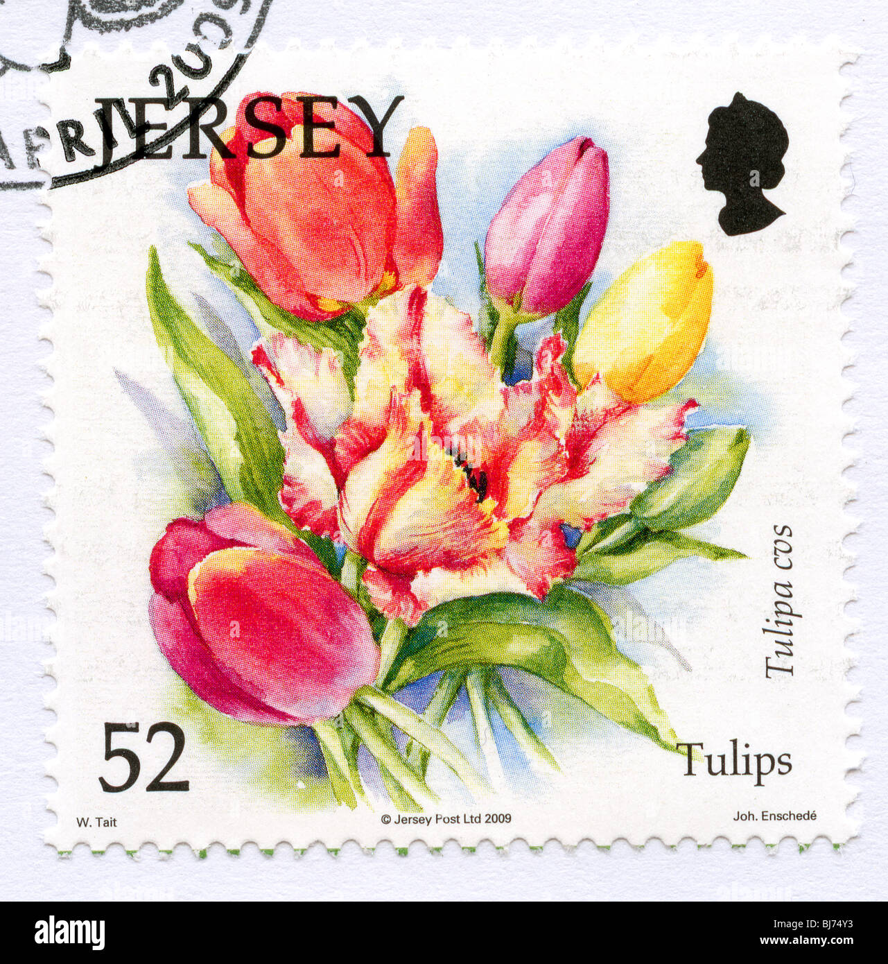 Jersey postage stamp Stock Photo Alamy