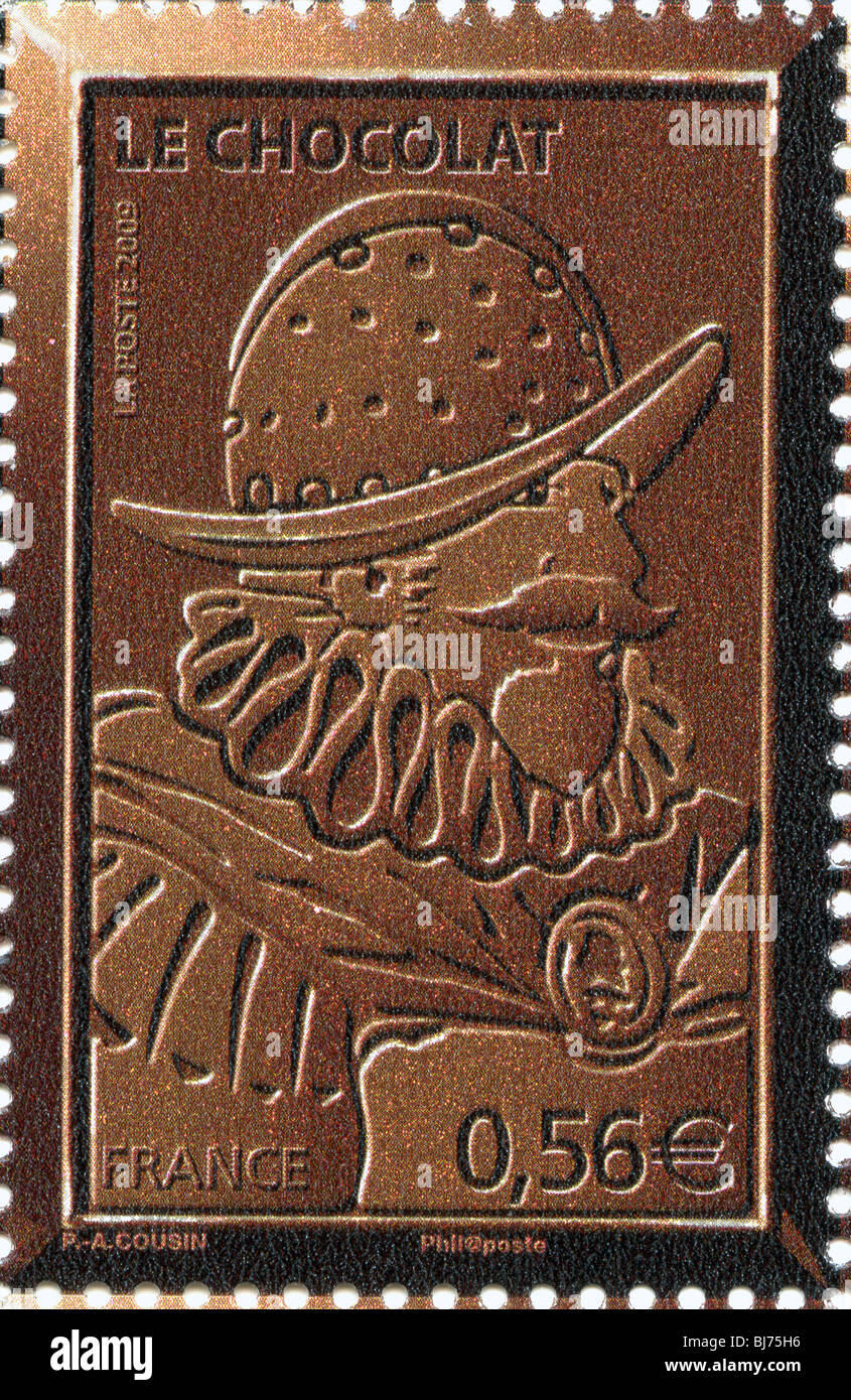 France postage stamp Stock Photo