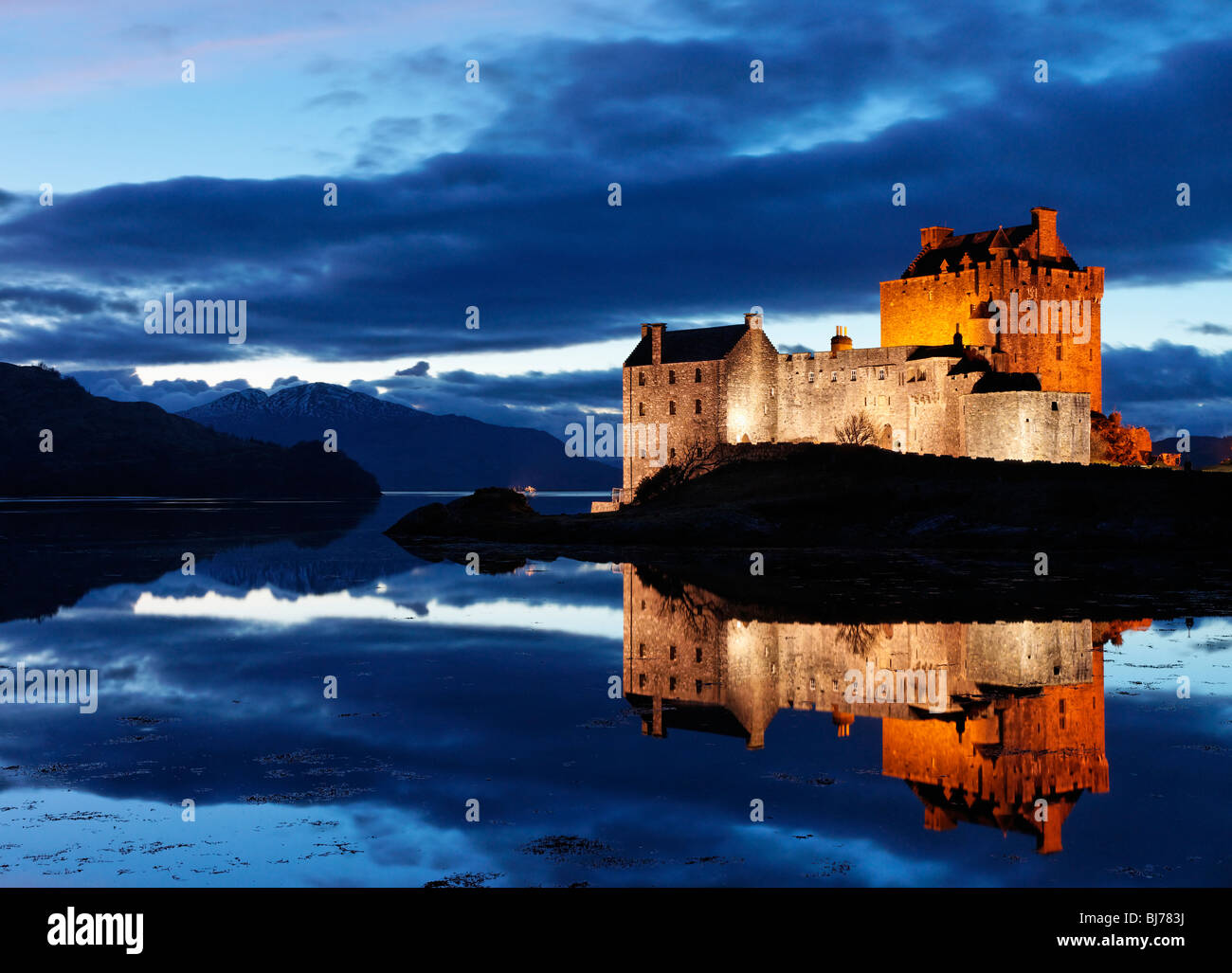 Eilean Donan Castle, Dornie, Highland, Scotland, UK. Stock Photo