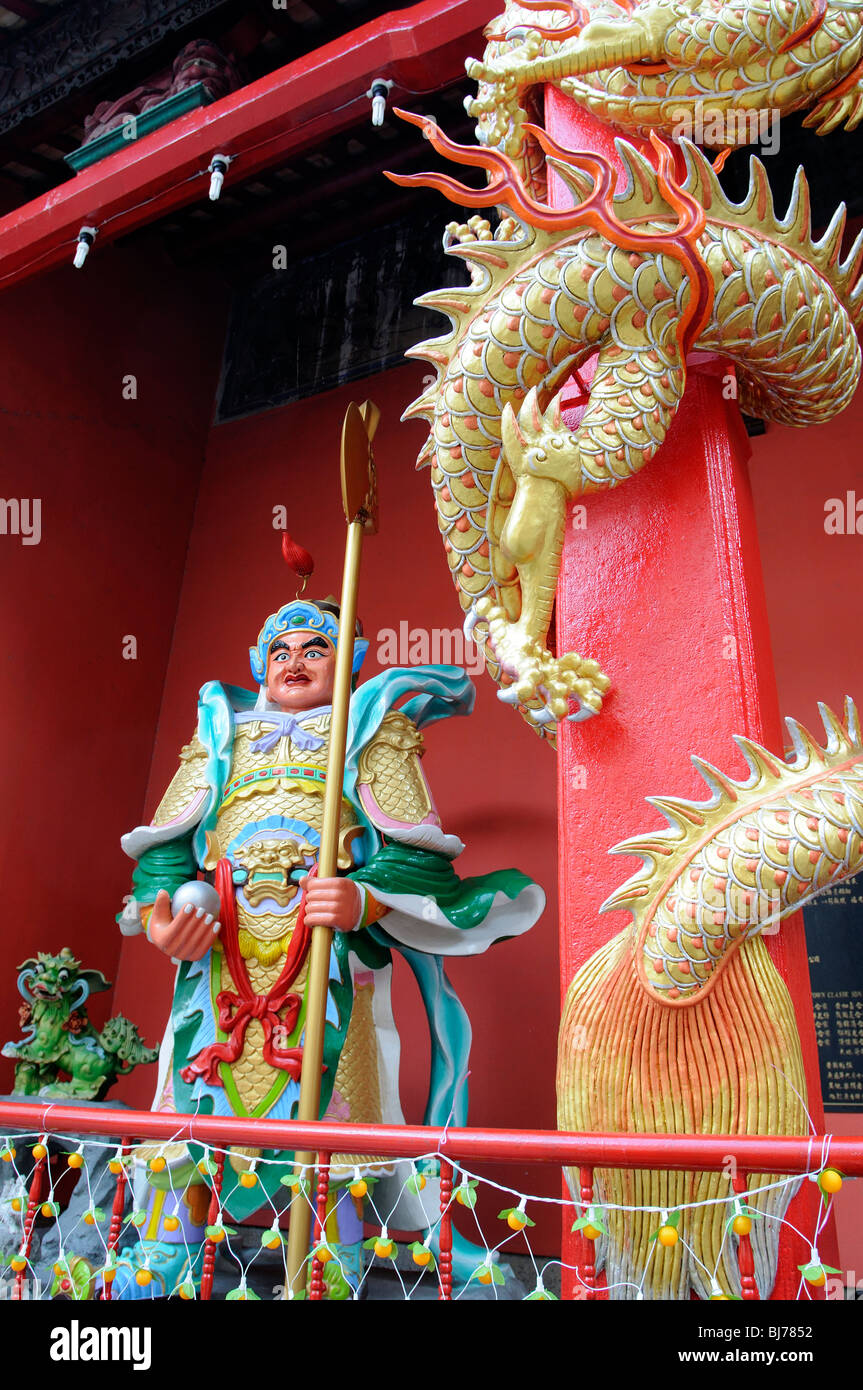 Guandi Temple, Chinatown, Kuala Lumpur, Malaysia Stock Photo