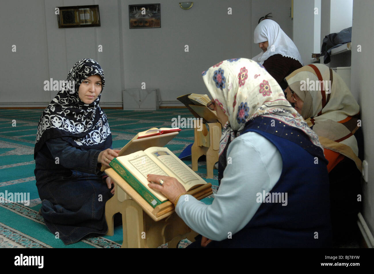 Female Imam Hatice Tekin, Berlin, Germany Stock Photo Alamy