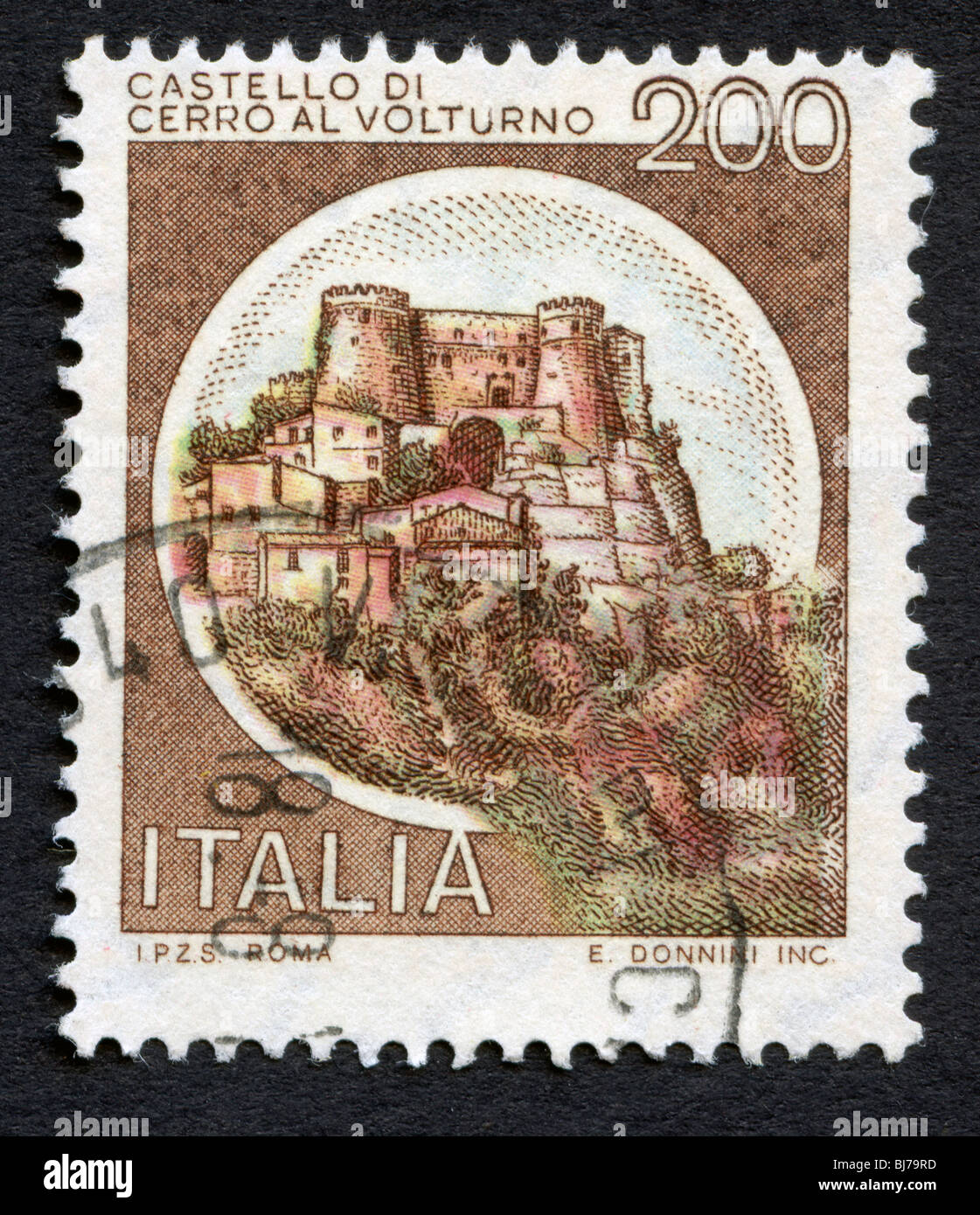Italy postage stamp Stock Photo Alamy