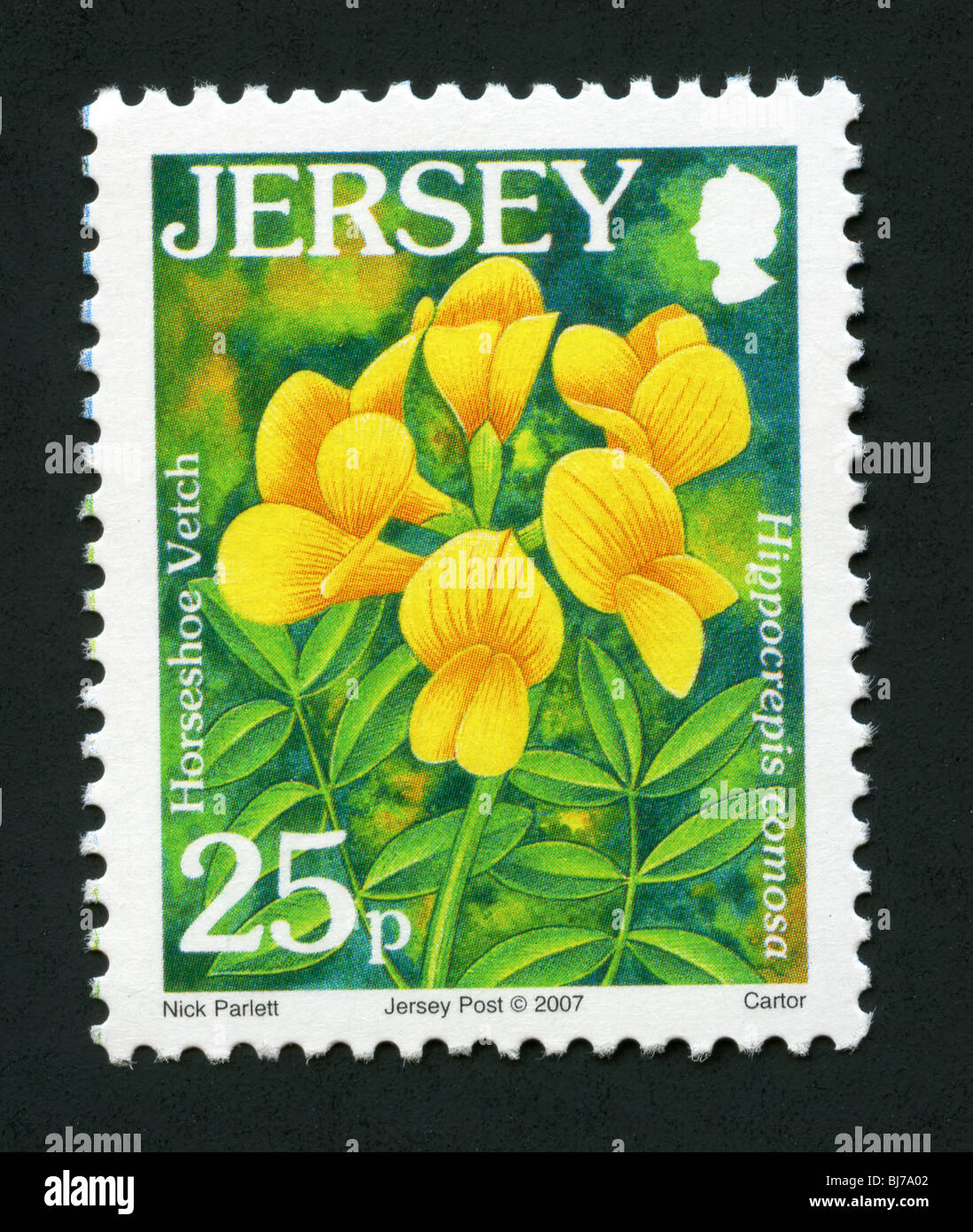 Jersey postage stamp Stock Photo Alamy