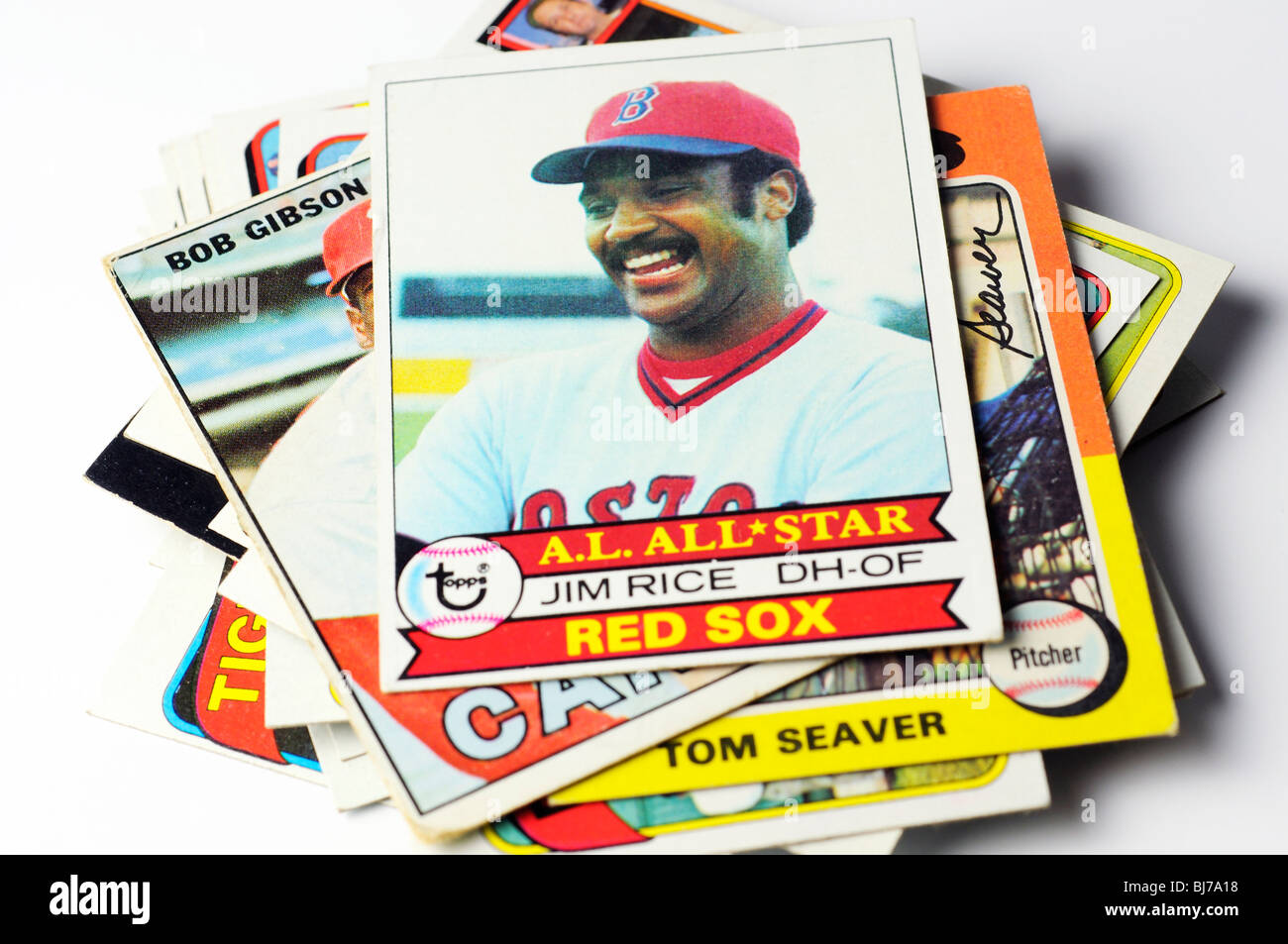Collectible baseball cards Stock Photo Alamy