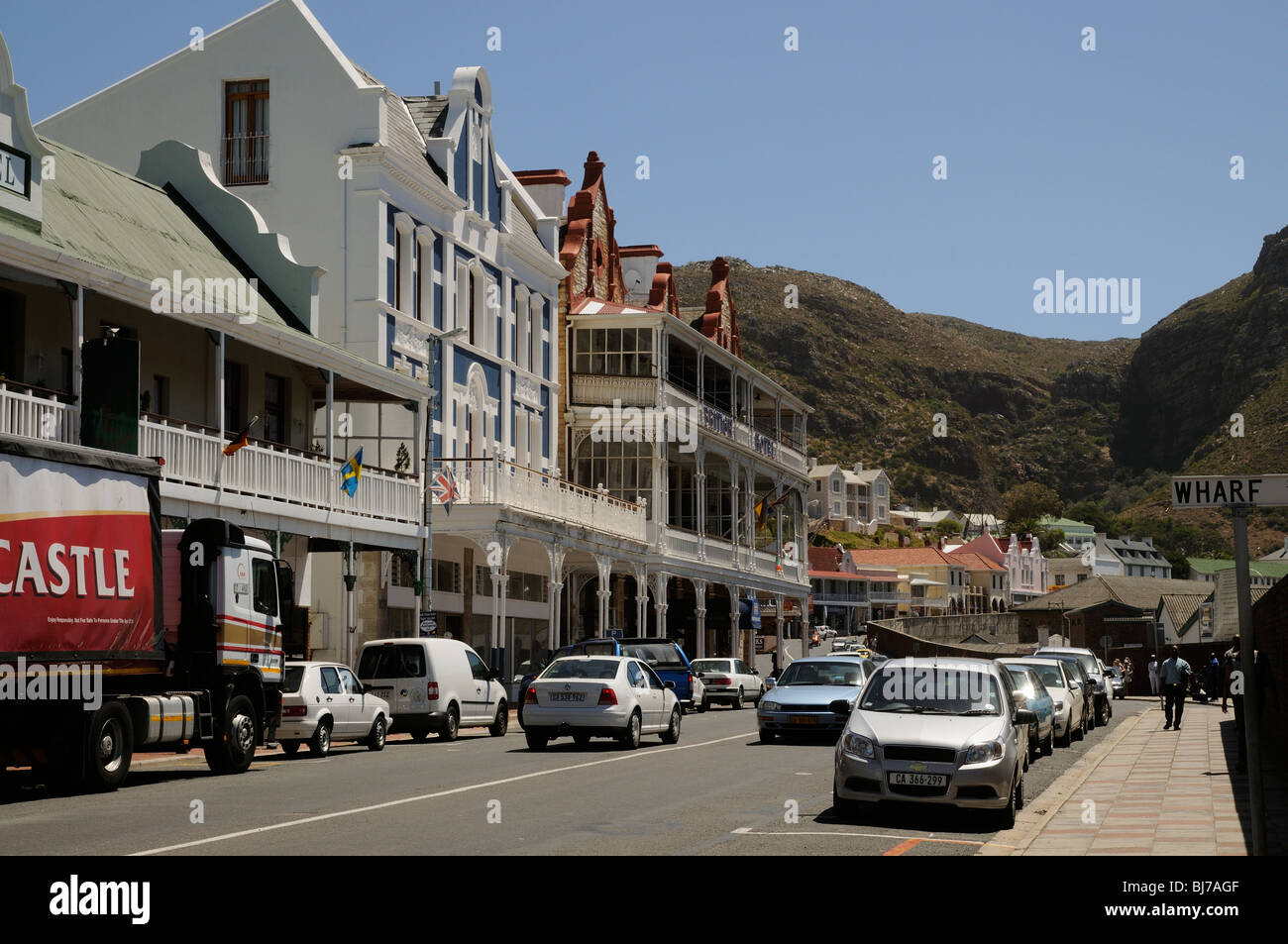 Simonstown a busy little coastal town in the western Cape S Africa Close to Cape Town Stock Photo