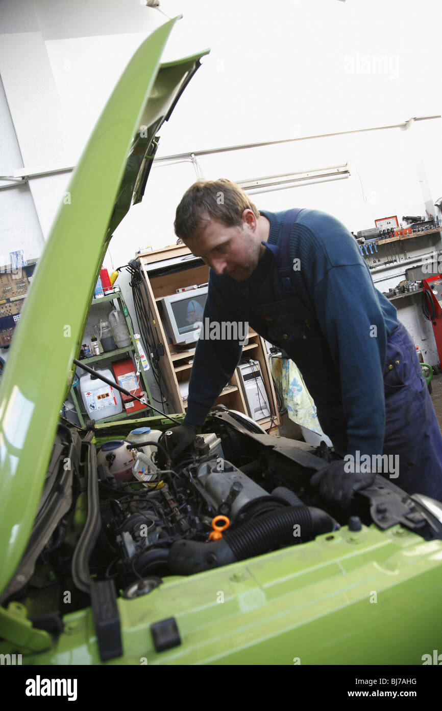 Auto repair, Kiel, Germany Stock Photo Alamy