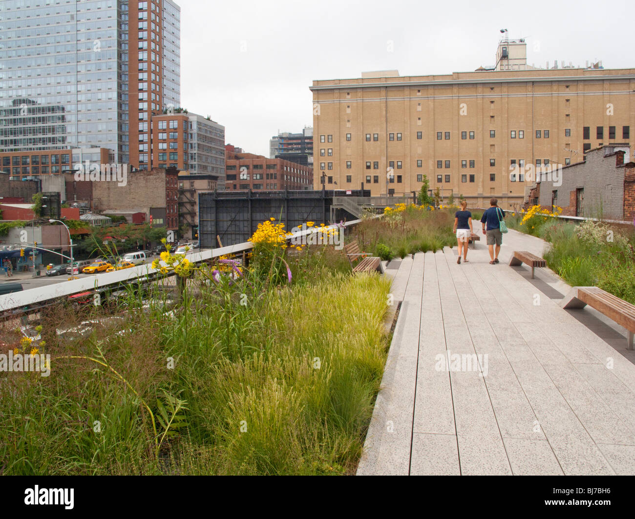 High Line Park New York City Stock Photo Alamy