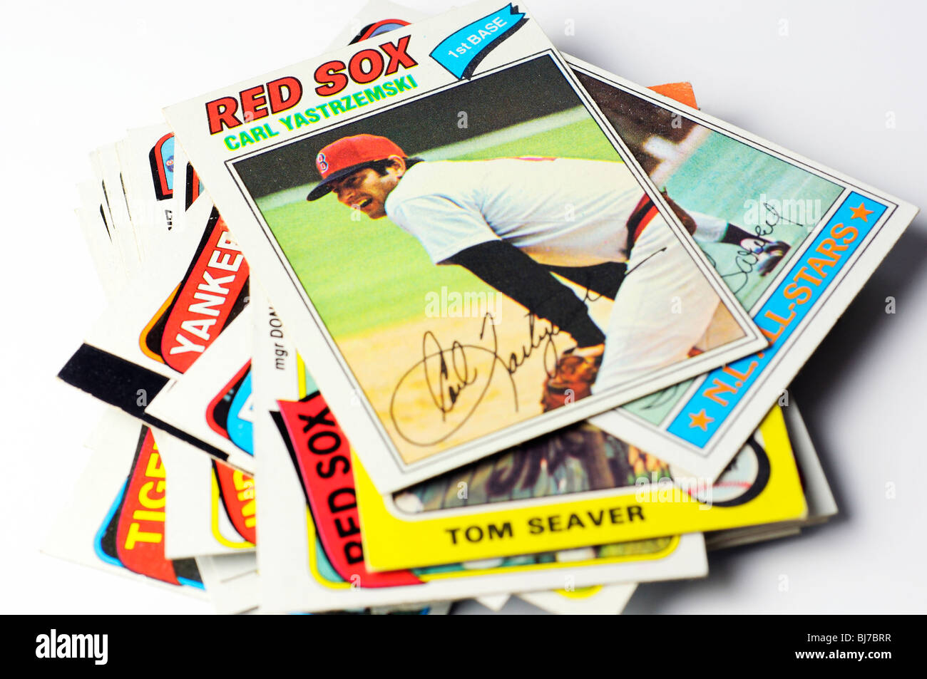 Collectible baseball cards Stock Photo Alamy