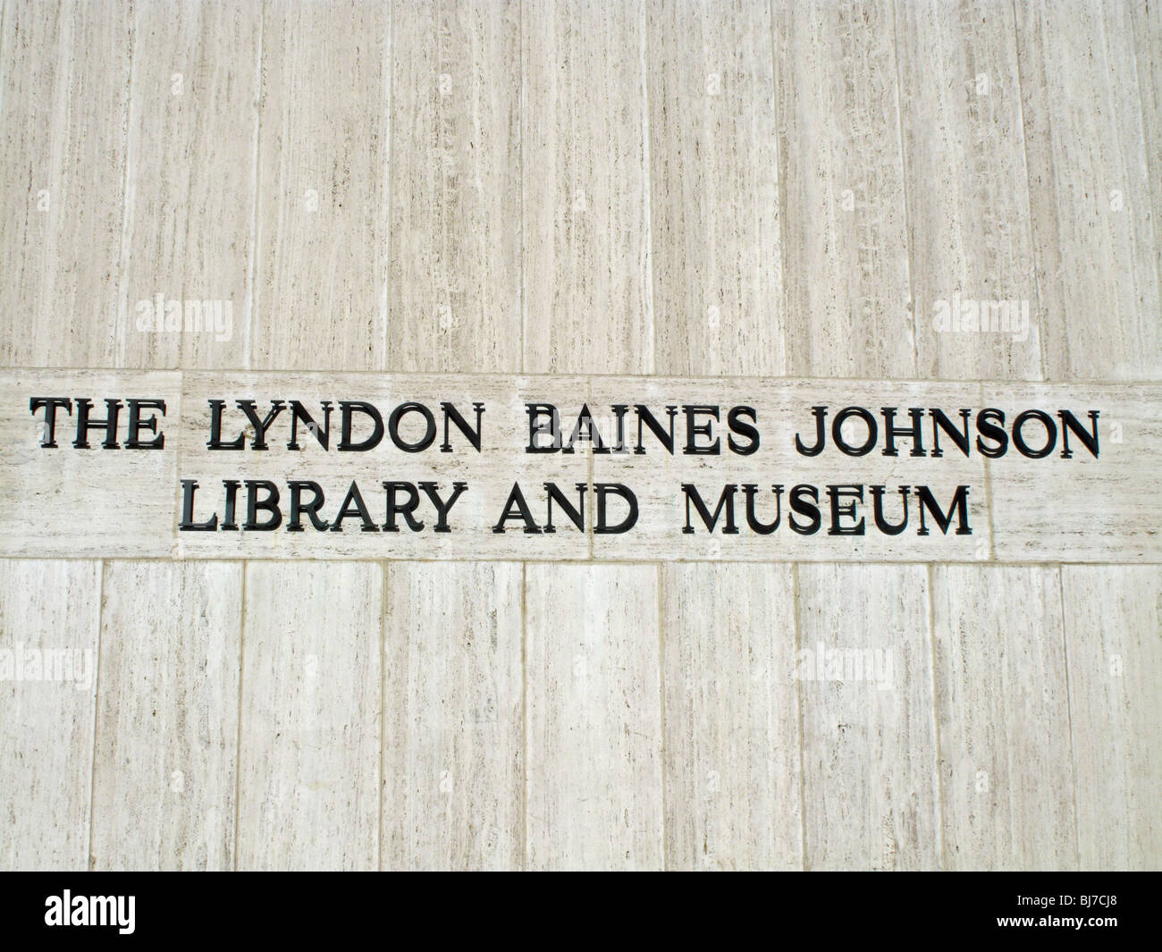 LBJ Museum on UT Campus Stock Photo