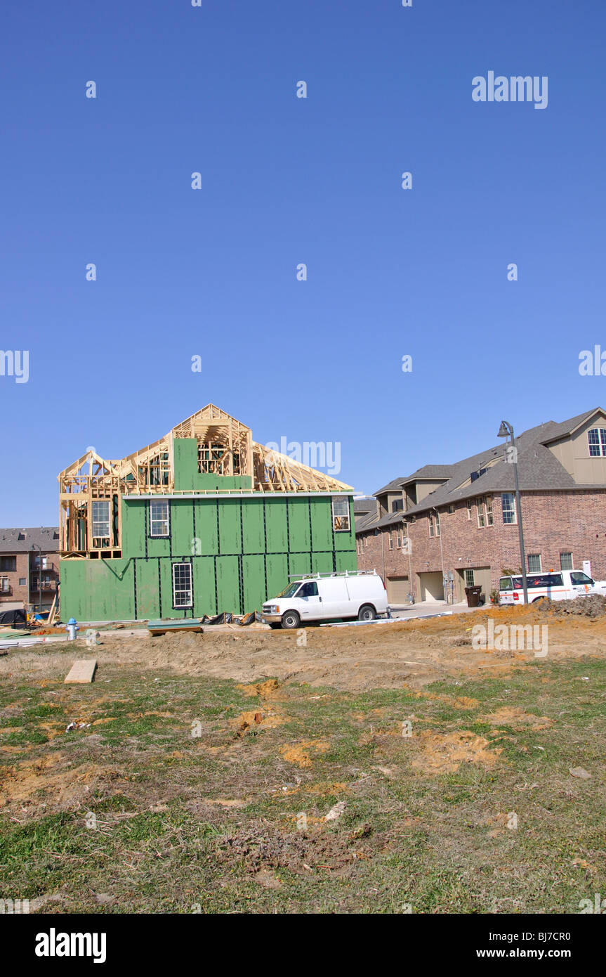 Residential housing construction, Plano, Texas, USA Stock Photo Alamy