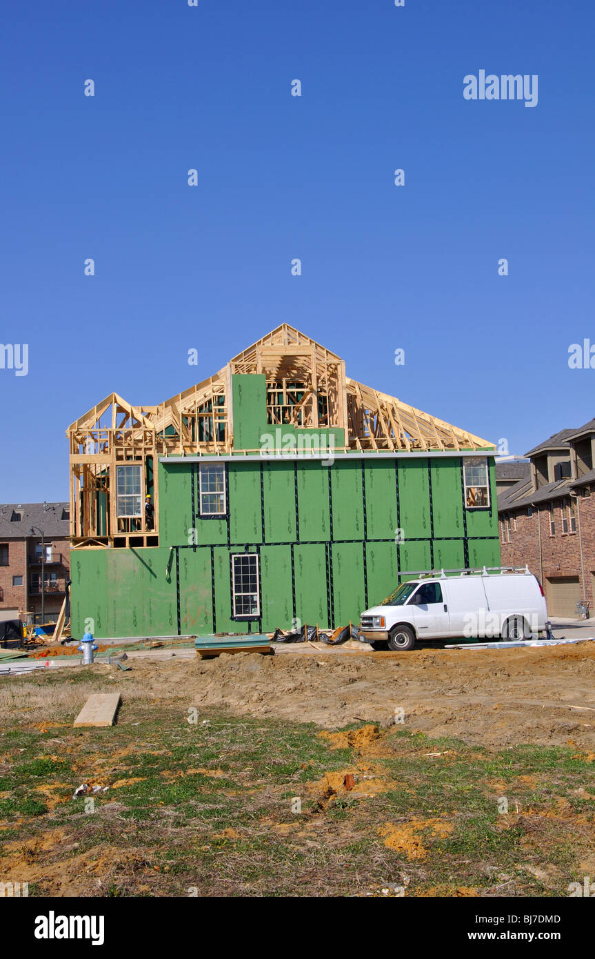 Residential housing construction, Plano, Texas, USA Stock Photo Alamy
