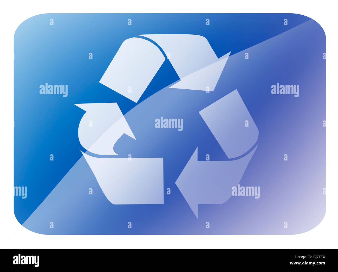 Recycling symbol Stock Photo