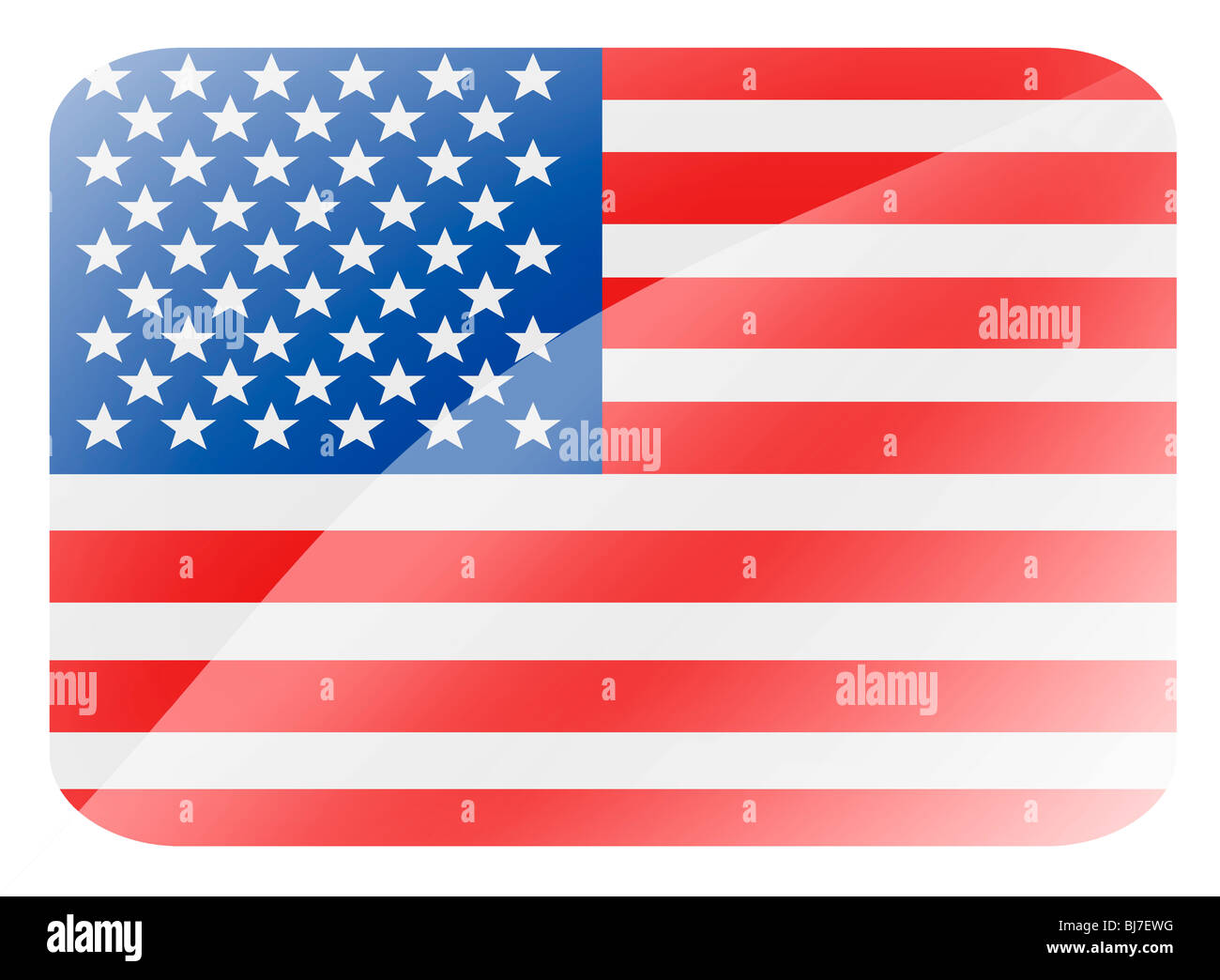 USA US United State of America flag Stock Photo