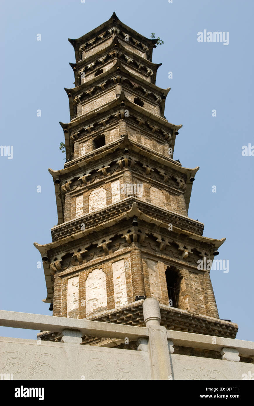 Suojiang Tower. Jiujiang. Jiangxi province, China. Stock Photo